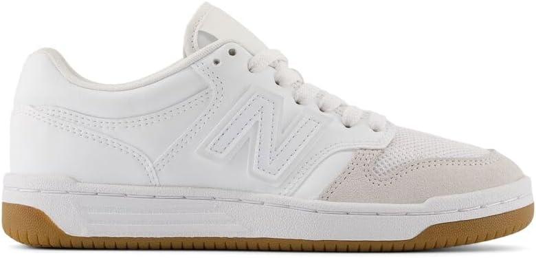 imageNew Balance UnisexChild 480 V1 LaceupWhiteReflection