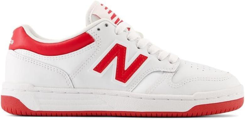 imageNew Balance UnisexChild 480 V1 LaceupWhiteTeam Red