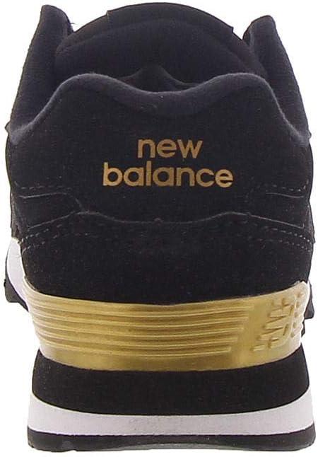 imageNew Balance UnisexChild 515 V1 LaceupBlackGold Metallic