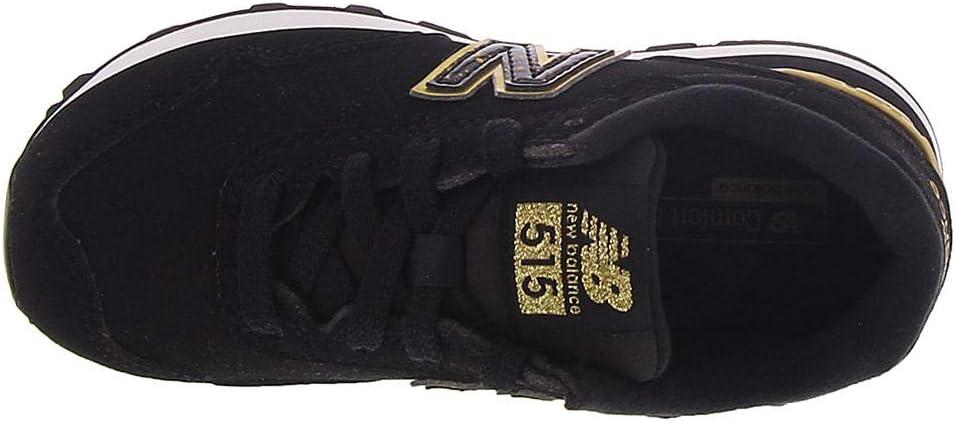 imageNew Balance UnisexChild 515 V1 LaceupBlackGold Metallic