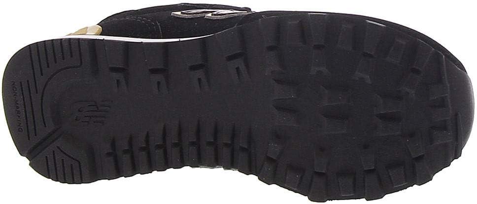 imageNew Balance UnisexChild 515 V1 LaceupBlackGold Metallic