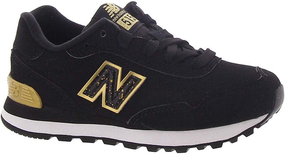imageNew Balance UnisexChild 515 V1 LaceupBlackGold Metallic