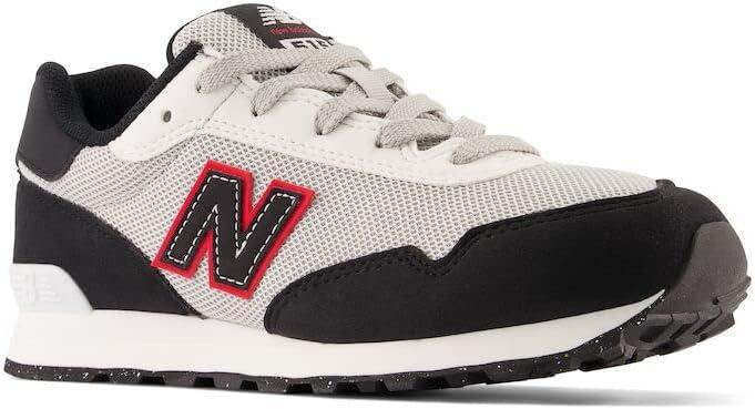 imageNew Balance UnisexChild 515 V1 LaceupBlackTrue Red