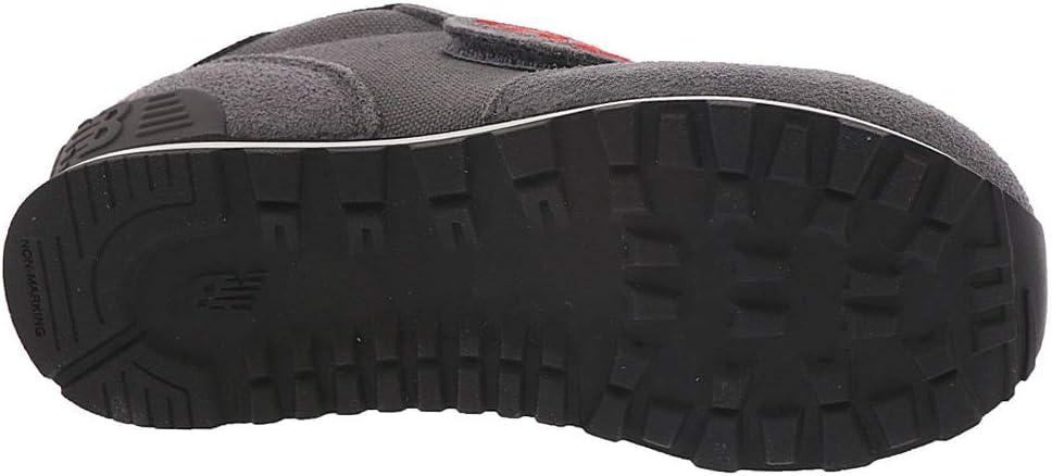 imageNew Balance UnisexChild 515 V1 LaceupCastlerockVelocity Red