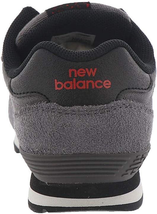 imageNew Balance UnisexChild 515 V1 LaceupCastlerockVelocity Red