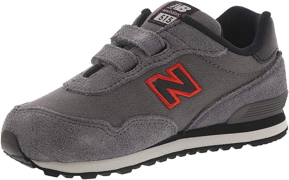 imageNew Balance UnisexChild 515 V1 LaceupCastlerockVelocity Red