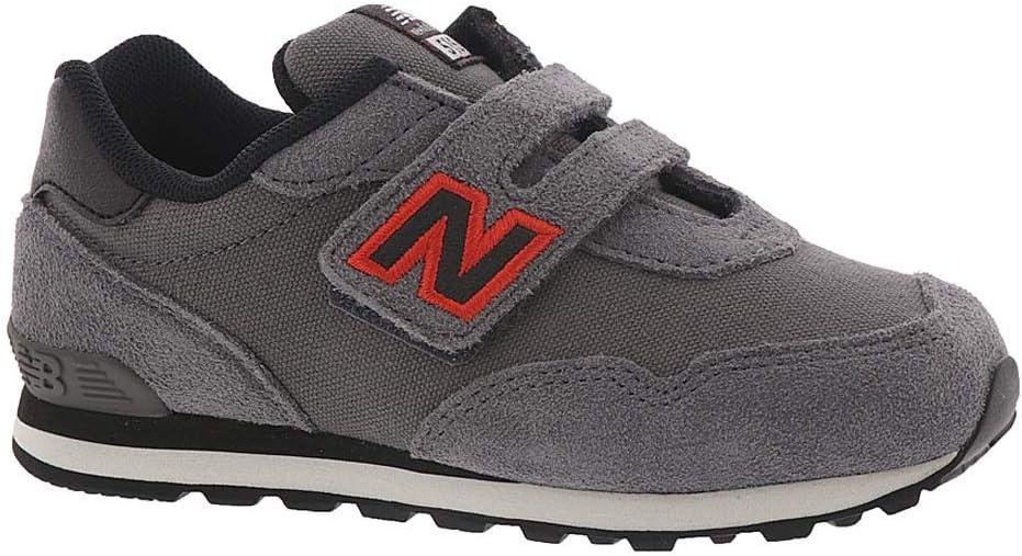 imageNew Balance UnisexChild 515 V1 LaceupCastlerockVelocity Red