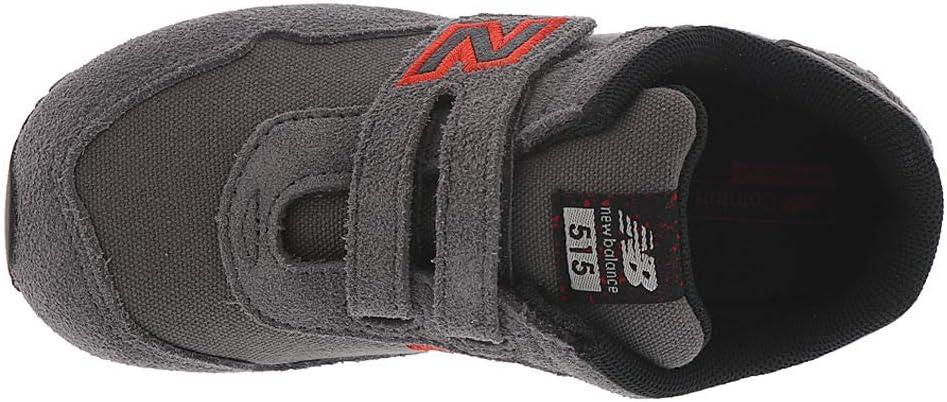 imageNew Balance UnisexChild 515 V1 LaceupCastlerockVelocity Red
