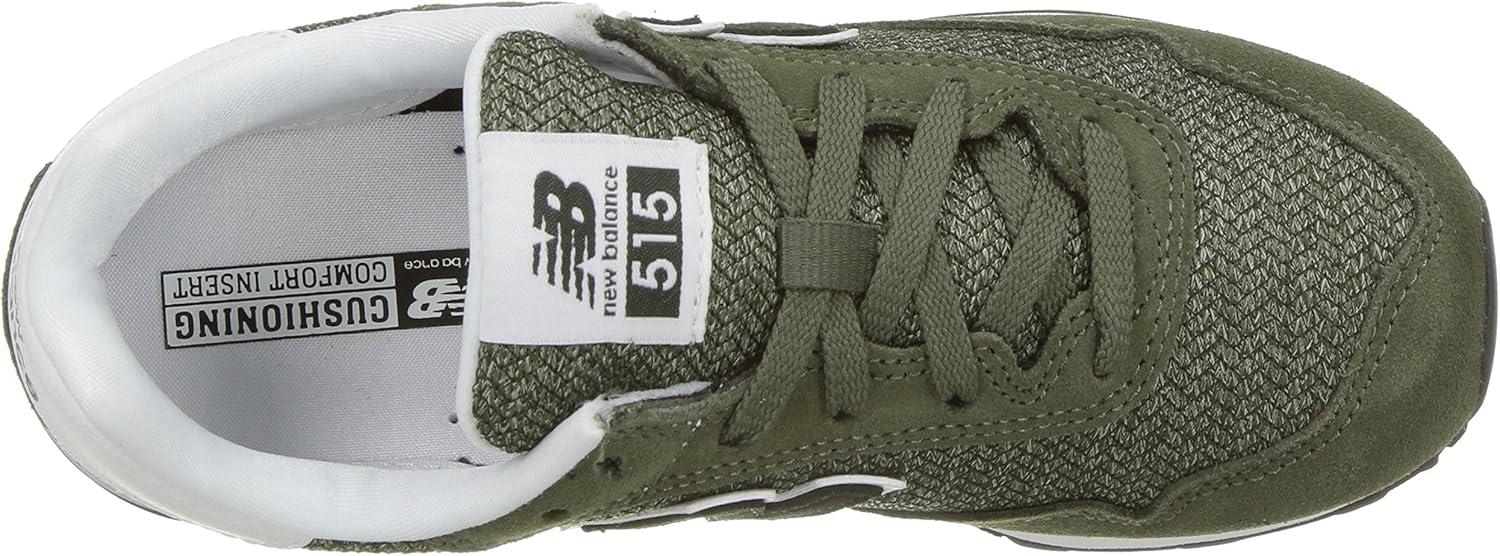 imageNew Balance UnisexChild 515 V1 LaceupDark Covert GreenRosin