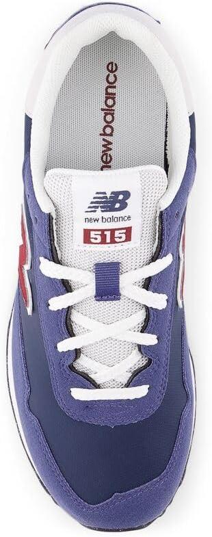 imageNew Balance UnisexChild 515 V1 LaceupDream StateMonarch Burgundy