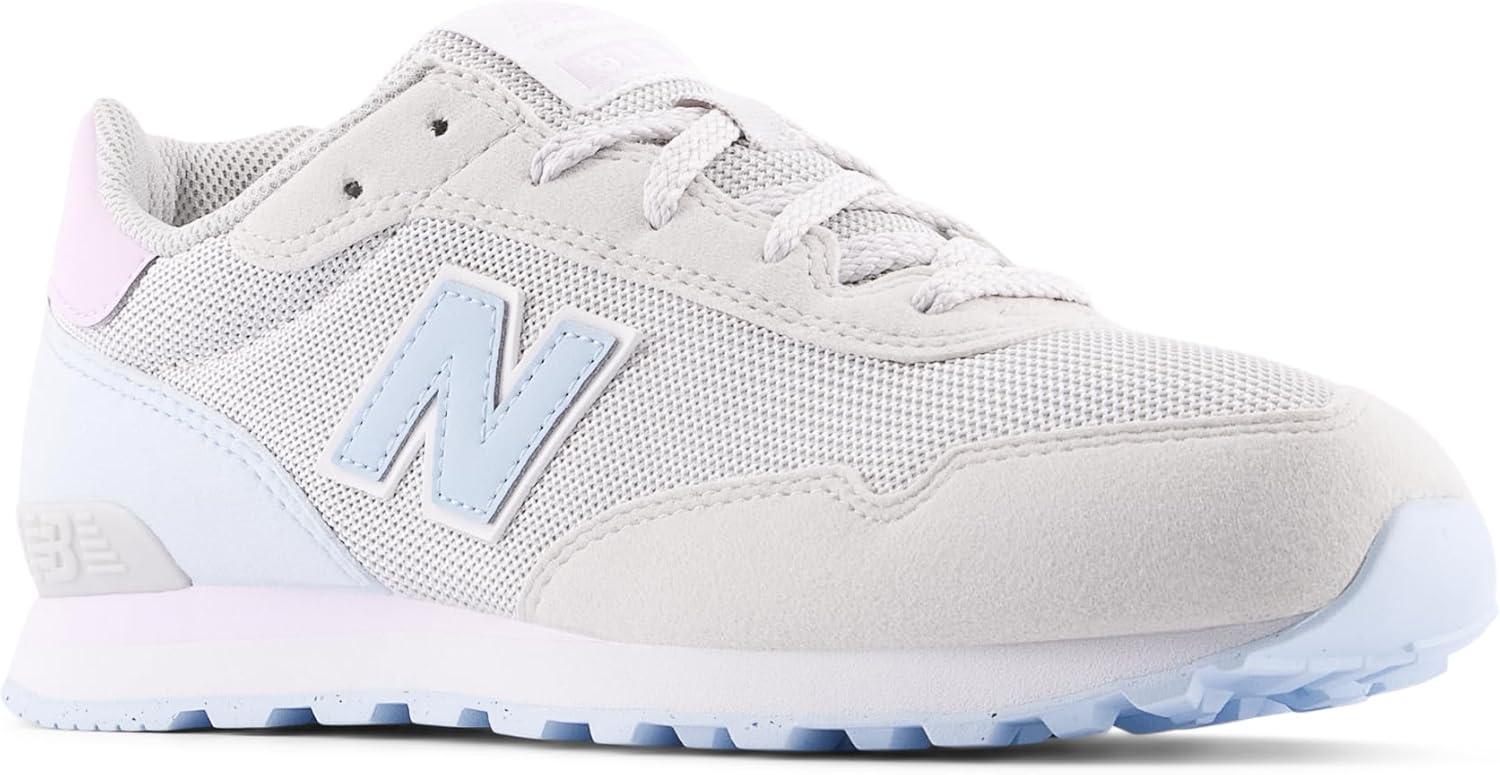 imageNew Balance UnisexChild 515 V1 LaceupGrey MatterBright Sky