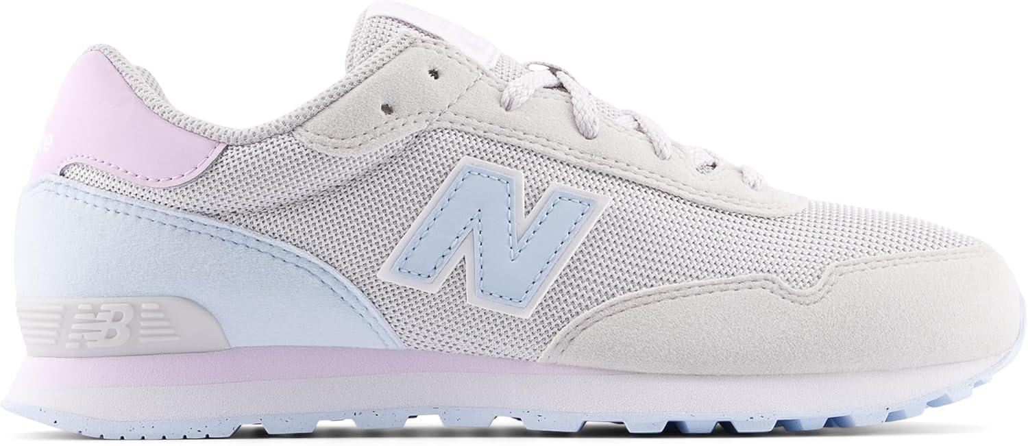 imageNew Balance UnisexChild 515 V1 LaceupGrey MatterBright Sky