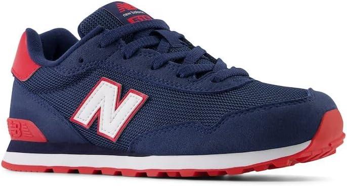 imageNew Balance UnisexChild 515 V1 LaceupNb NavyTrue Red