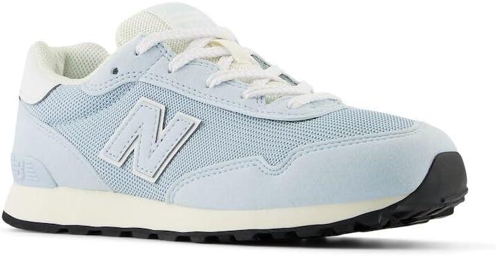 imageNew Balance UnisexChild 515 V1 LaceupQuarry BlueAngora