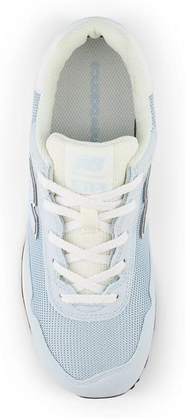 imageNew Balance UnisexChild 515 V1 LaceupQuarry BlueAngora