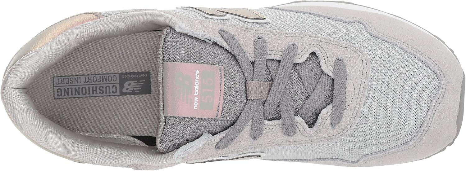 imageNew Balance UnisexChild 515 V1 LaceupRain CloudMarblehead