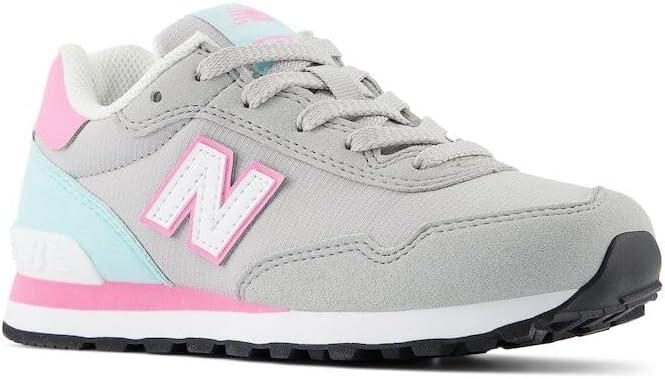 imageNew Balance UnisexChild 515 V1 LaceupRaincloudReflectionSignal Pink