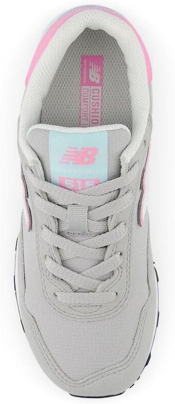 imageNew Balance UnisexChild 515 V1 LaceupRaincloudReflectionSignal Pink