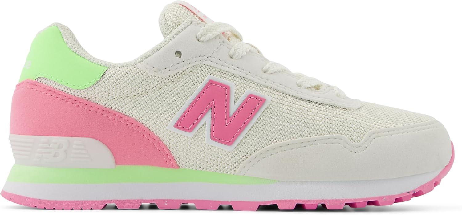 imageNew Balance UnisexChild 515 V1 LaceupSea SaltSignal Pink