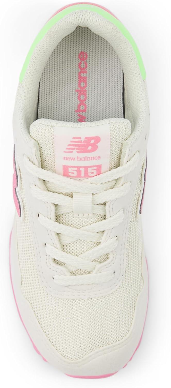 imageNew Balance UnisexChild 515 V1 LaceupSea SaltSignal Pink
