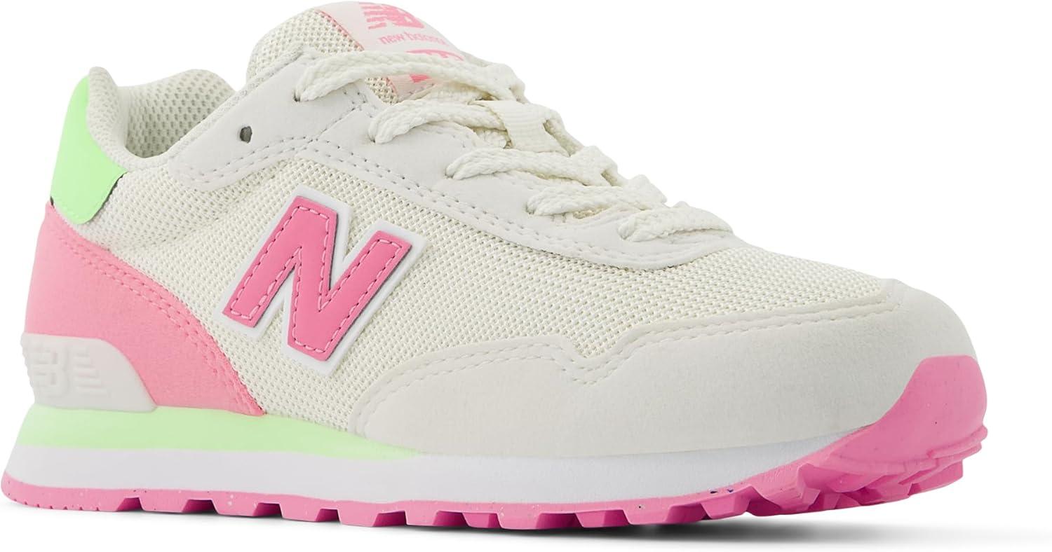 imageNew Balance UnisexChild 515 V1 LaceupSea SaltSignal Pink