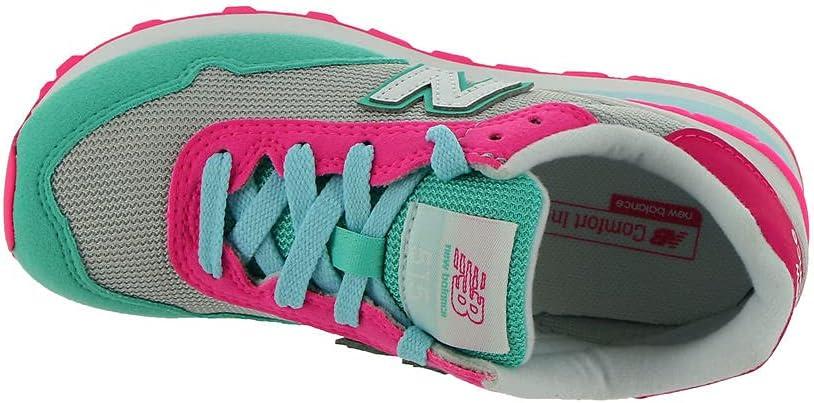 imageNew Balance UnisexChild 515 V1 LaceupSummer FogPink Glo