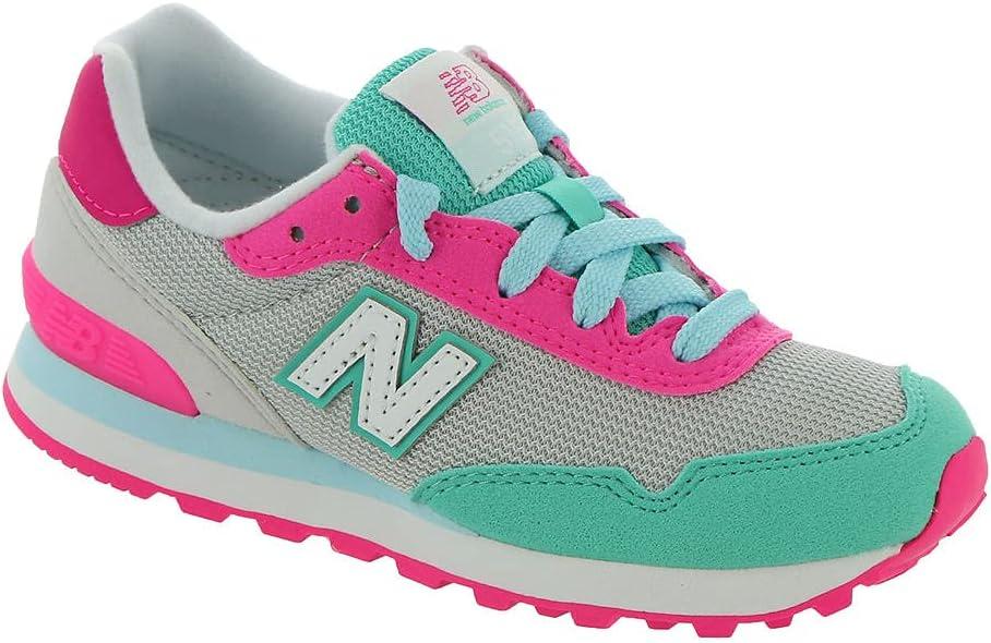 imageNew Balance UnisexChild 515 V1 LaceupSummer FogPink Glo
