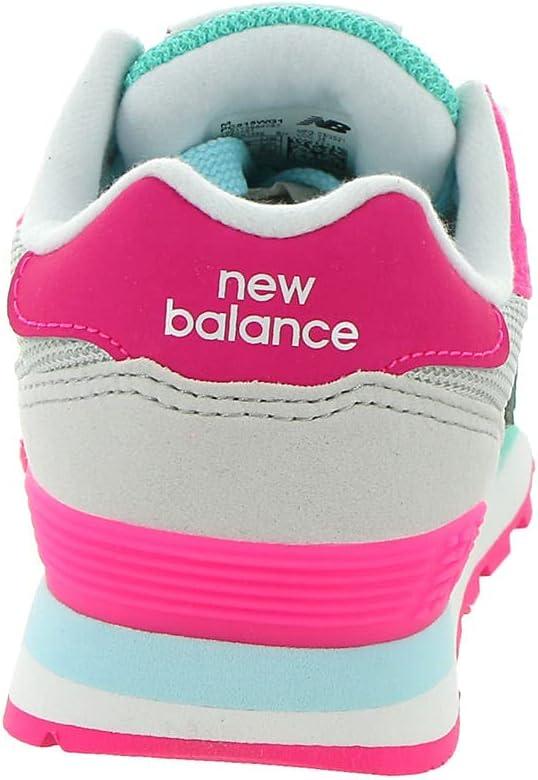 imageNew Balance UnisexChild 515 V1 LaceupSummer FogPink Glo