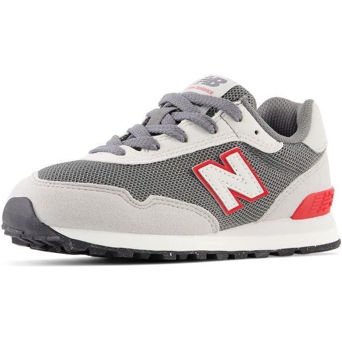 imageNew Balance UnisexChild 515 V1 LaceupCastlerockRaincloud
