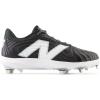 imageNew Balance Mens FuelCell 4040 V7 Metal Baseball Shoe BlackOptic White 105