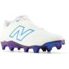 imageNew Balance Womens Burnx4 Lacrosse ShoeWhiteBlackSpice Blue