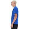 imageNew Balance Mens Essentials Stacked Logo TeeBlue Oasis
