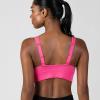 imageNew Balance Molded Cup Sports Bra for Women Athletic Workout Set Seamless Bra Sostn DeportivoPink