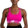imageNew Balance Womens Seamless Sports BraAlpha Pink