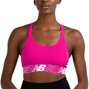 imageNew Balance Womens Seamless Sports BraAlpha Pink