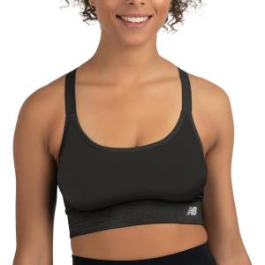 imageNew Balance Womens Seamless Sports BraBlack Fsd