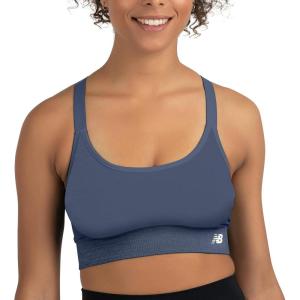 imageNew Balance Womens Seamless Sports BraVintage Indigo