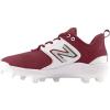 imageNew Balance Mens Fresh Foam 3000 V7 Molded Baseball Shoe Mercury RedGold 65 MTeam CrimsonWhite