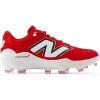 imageNew Balance Mens Fresh Foam 3000 V7 Molded Baseball Shoe Mercury RedGold 65 MTeam RedWhite