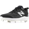 imageNew Balance Mens Fresh Foam X 3000 V6 Metal Baseball ShoesBlackWhite