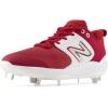 imageNew Balance Mens Fresh Foam X 3000 V6 Metal Baseball ShoesCardinalWhite
