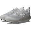 imageNew Balance Mens Fresh Foam X 3000 V6 Metal Baseball ShoesGreyWhite