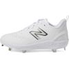 imageNew Balance Mens Fresh Foam X 3000 V6 Metal Baseball ShoesWhiteCastlerock