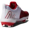 imageNew Balance Mens FuelCell 4040 V6 Molded Baseball ShoeTeam RedWhite