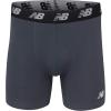 imageNew Balance Mens Velocity Cotton Breathable Lightweight No Fly Boxer Briefs Underwear 3 PackPrism PurpleLeadBlack