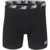 imageNew Balance Mens Velocity Cotton Breathable Lightweight No Fly Boxer Briefs Underwear 3 PackPrism PurpleLeadBlack