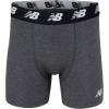 imageNew Balance Mens Velocity Cotton Breathable Lightweight No Fly Boxer Briefs Underwear 3 PackTeam ForestPigmentDark NeptuneDark Heather Grey