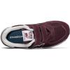 imageNew Balance UnisexChild 574 V1 Evergreen Hook and Loop SneakerBurgundyGrey