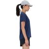 imageNew Balance Womens Athletics TShirtNb Navy Heather