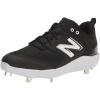 imageNew Balance Mens Fresh Foam X 3000 V6 Metal Baseball ShoesBlackWhite